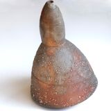 Abstract sculpture by Eric Astoul in sandstone, La Borne