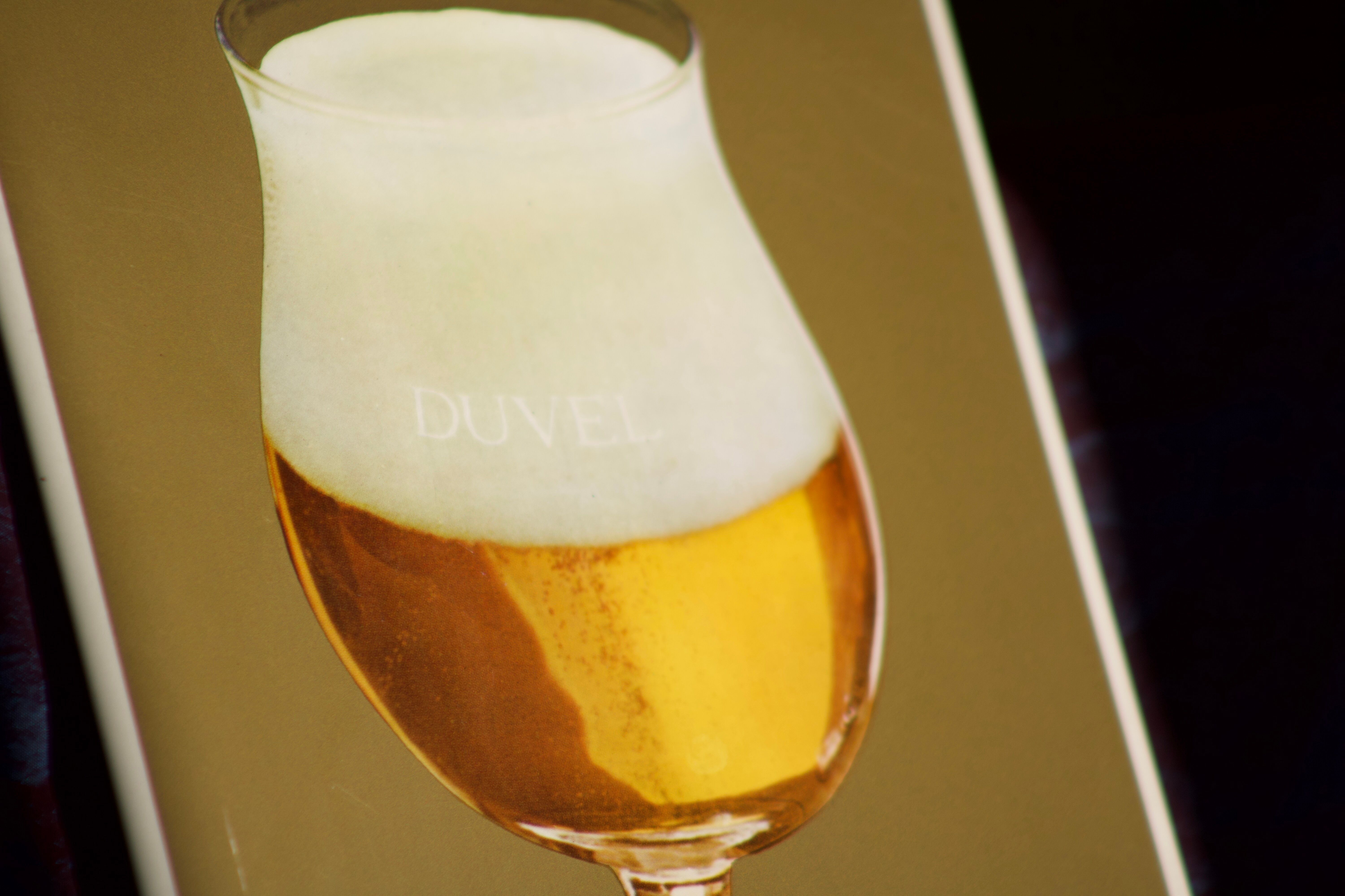 Iron plate - "Duvel" Brewery Glacoid from the 1980s