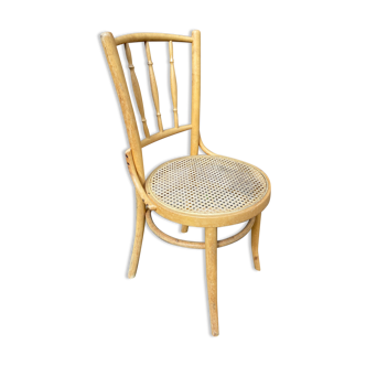 Viennese chair vintage curved wood