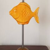 Vintage ceramic fish lamp base