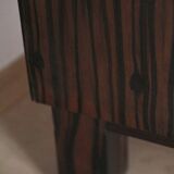 Small Art Deco Bar Cabinet, Macassar Veneer, France, circa 1930