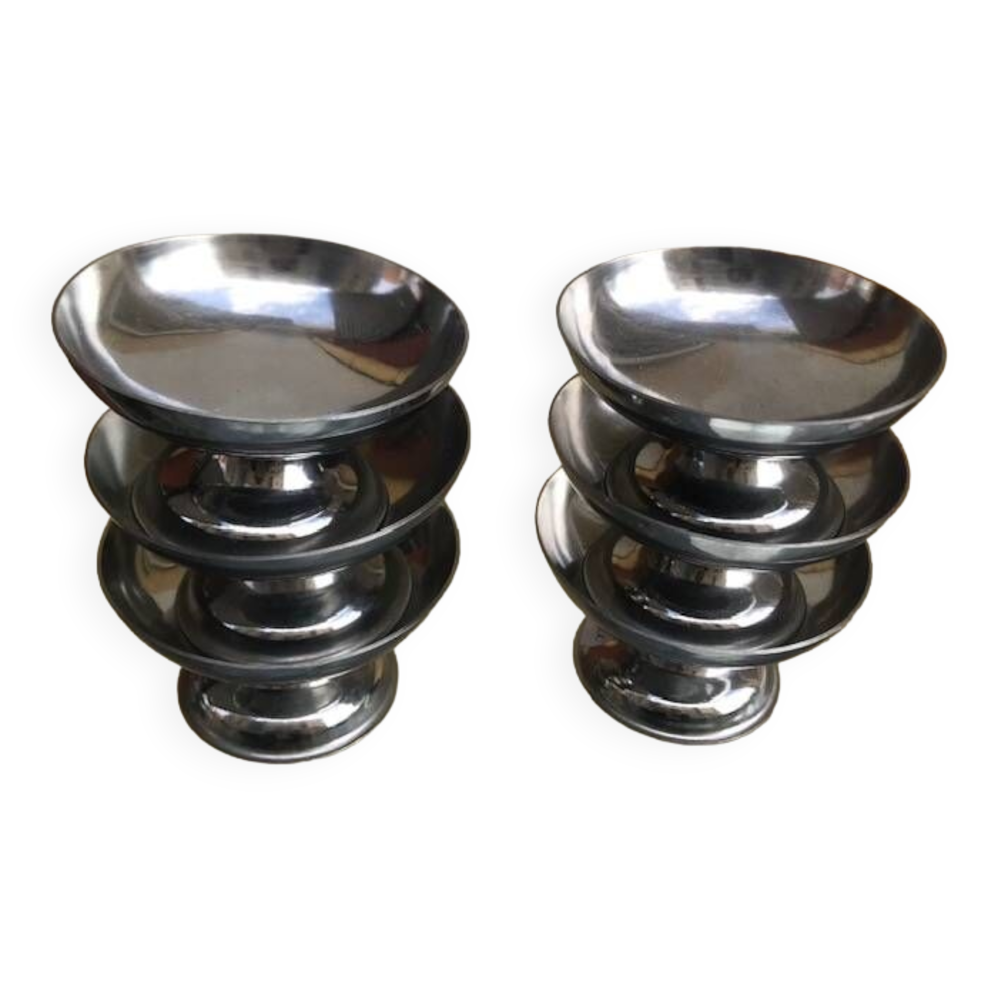 stainless steel ice cream cups