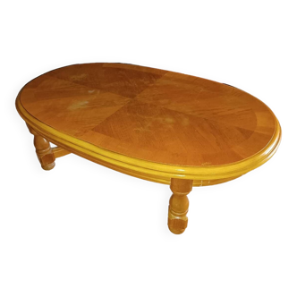 Table basse ovale bois