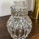 Retro pendant light, moulded glass suspension