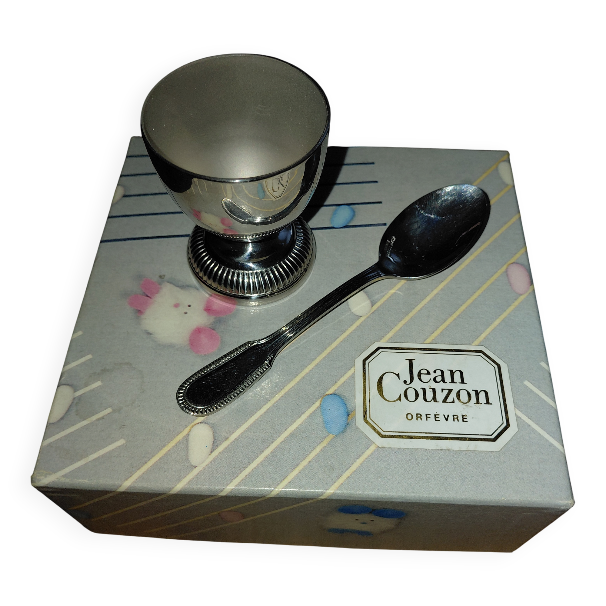 Egg cup and its spoon Jean Couzon