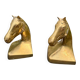 Pair of brass Art Deco horse bookends