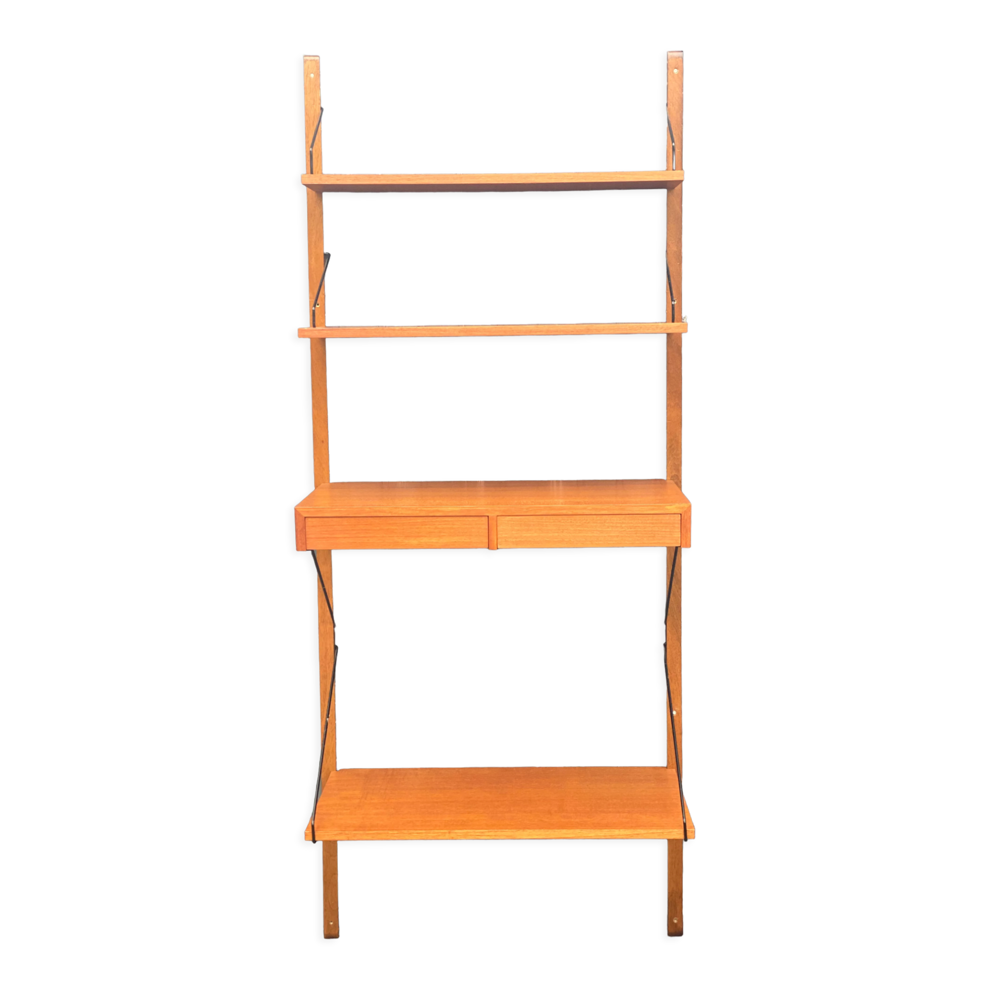 Royal System Modular Wall Shelves by Pol Cadovious for CADO Editions