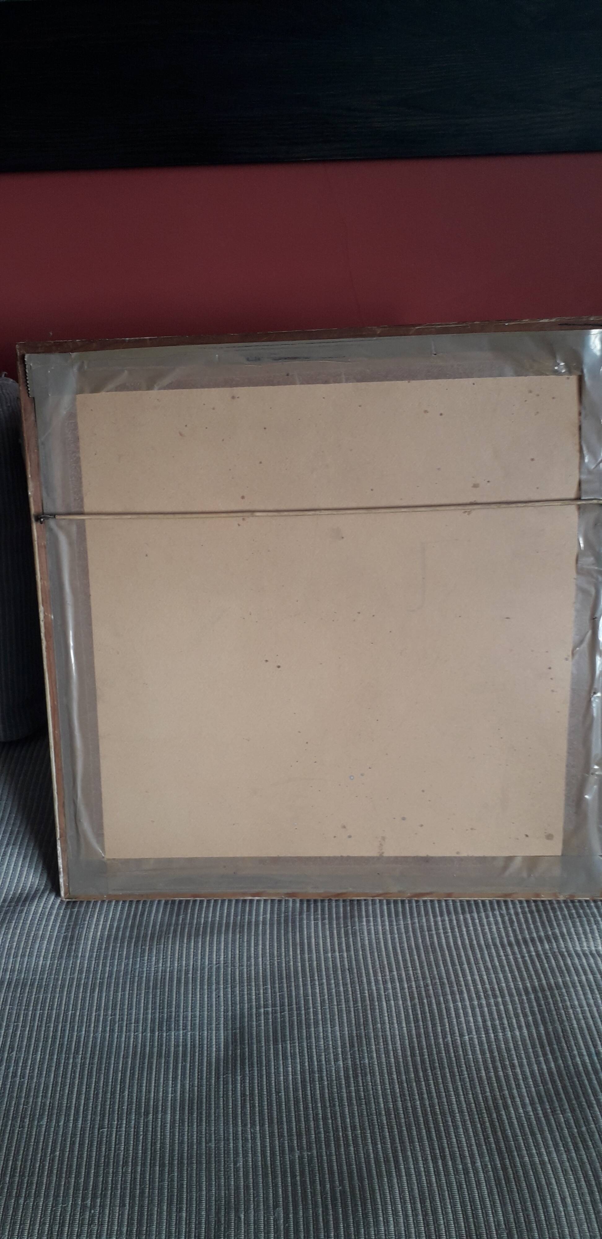 Old painting representing a bouquet of flowers