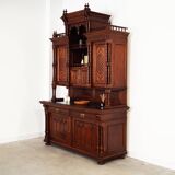 Armoire éclectique en chêne, design allemand, entre-deux-guerres, production : Allemagne