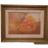 Still life by Guido Guidi, oil on panel, 20th century