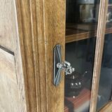 Art Deco oak display case