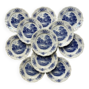 Set 12 assiettes modèle« Romantic » - sarreguemines