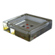glass block pockets in the 4 colours of the card game