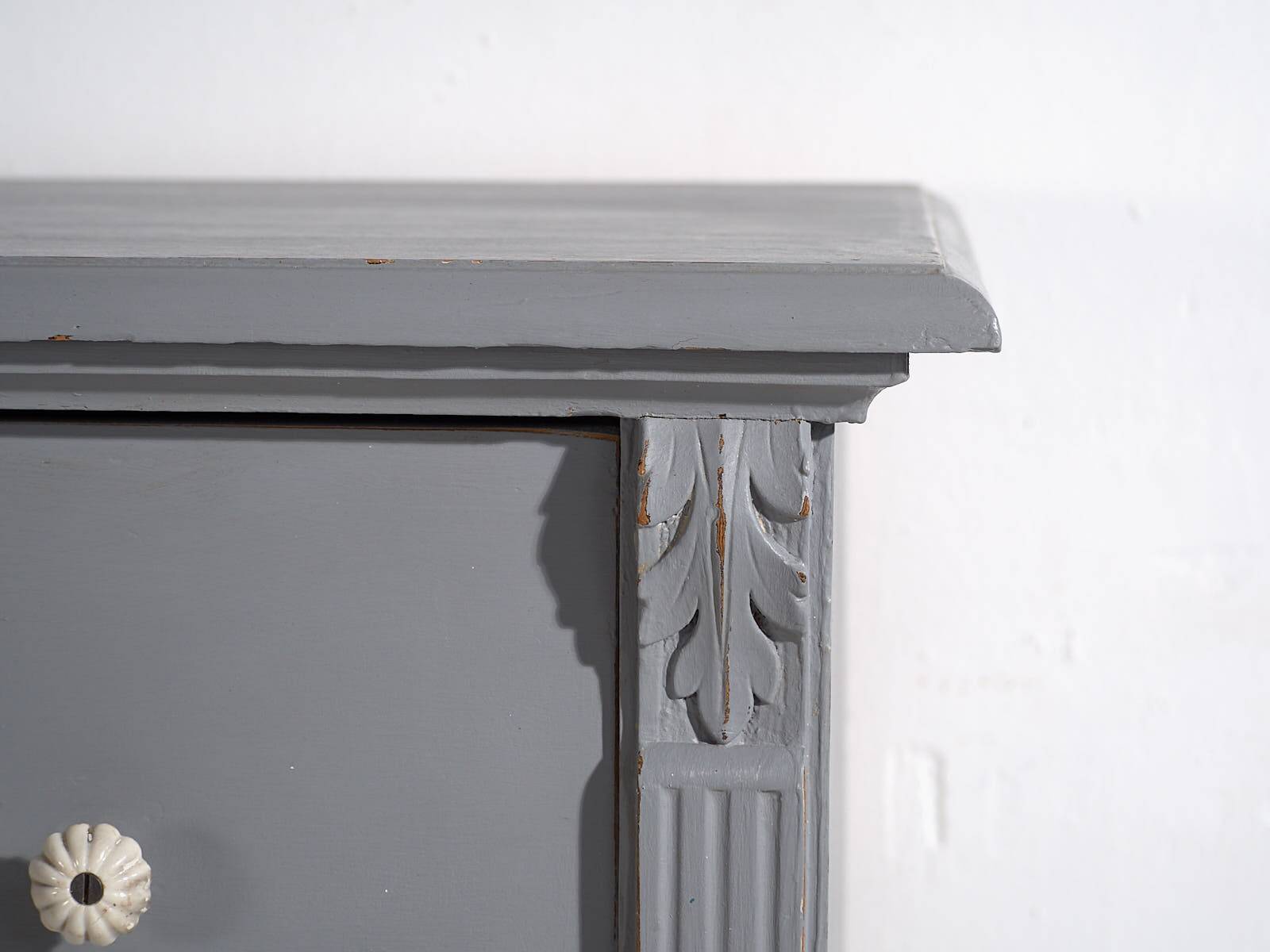 Antique grey chest of drawers (c.1920) #19