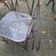 Fauteuils de jardin vintage en fer forgé
