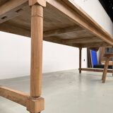 Table de ferme en hêtre XL