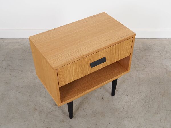 Table de chevet en chêne, design scandinave