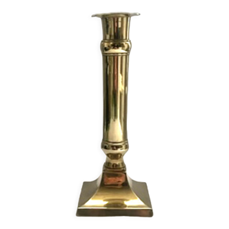 Antique, brass candlestick in the classicist style, Germany, early 20th century.