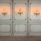 Set of 3 Venetian wall lights in multicoloured Murano glass, circa 1950