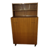 Vintage retractable bed bookcase cabinet 60/70