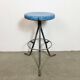 Grey Industrial Workshop Stool, 1960s