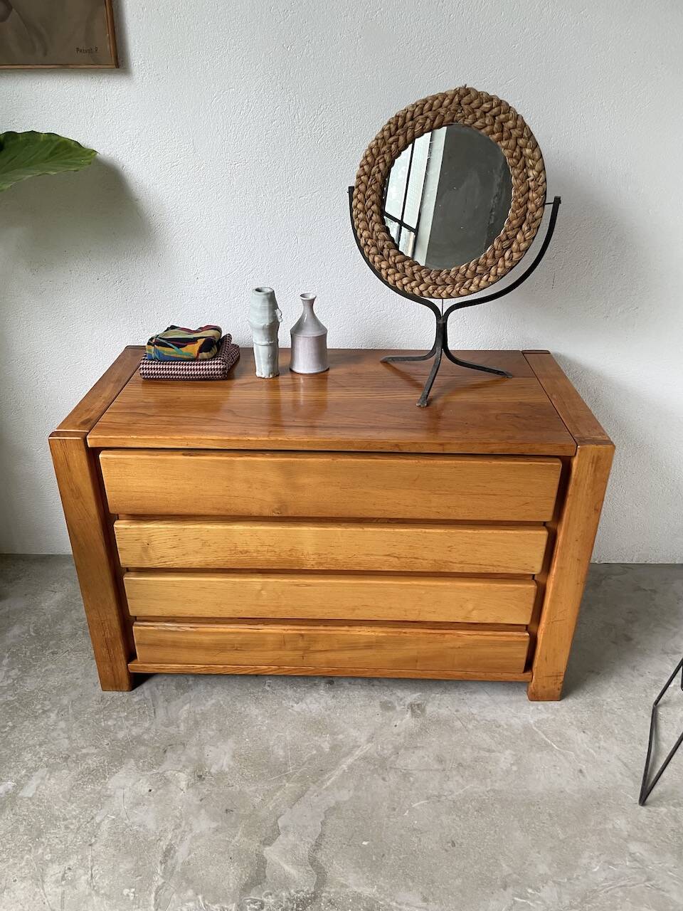 Elm chest of drawers Maison Regain