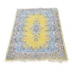 Yellow and blue Persian rug 90x150cm