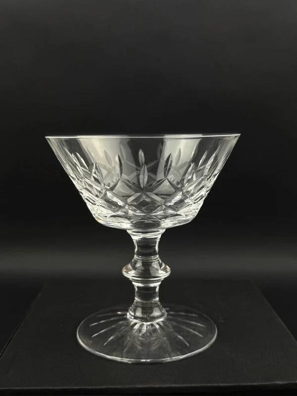 Set of 4 cut crystal bowls from Lorraine, 10.5 cm