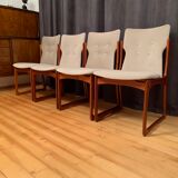 Set of four Vamdrup Stolefabrik chairs, Denmark, 1960s