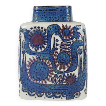 Vase en porcelaine danoise, Design de Berte Jessen, Royal Copenhagen 1969.