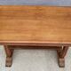 Table bureau extensible Art Déco 1930 piétement en accolades