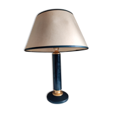 Lampe de bureau pied gainé cuir Le Tanneur