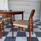 Set of 5 chairs from the 50s designed by Georg Leowald