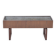 Elegant Danish Midcentury Teak wooden Planter Box with inlay metal tub