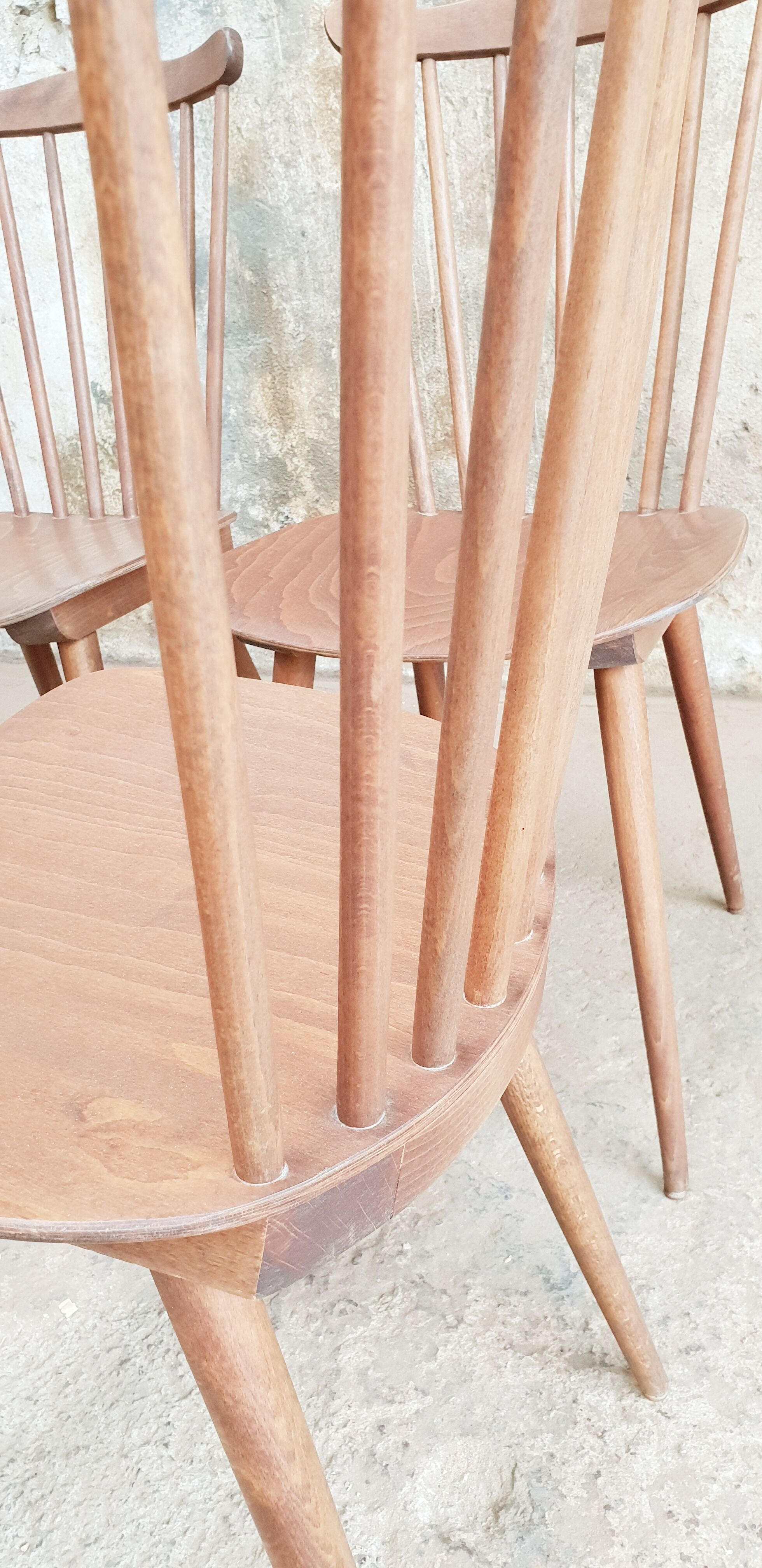 Set de 4 chaises  vintage