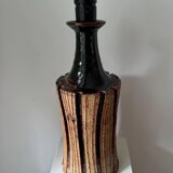 Large brutalist table lamp by Lene Regius, Denmark, 1970s