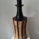 Large brutalist table lamp by Lene Regius, Denmark, 1970s