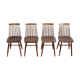Suite of 4 chairs Stockholm Ikea vintage 1960s