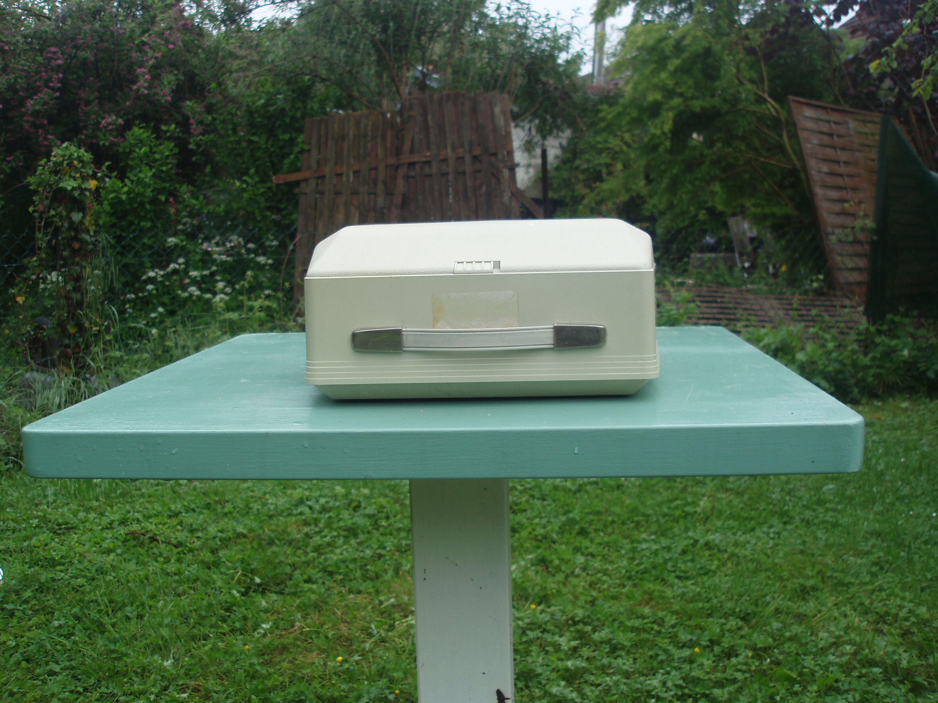 Typewriter Hermes with bag