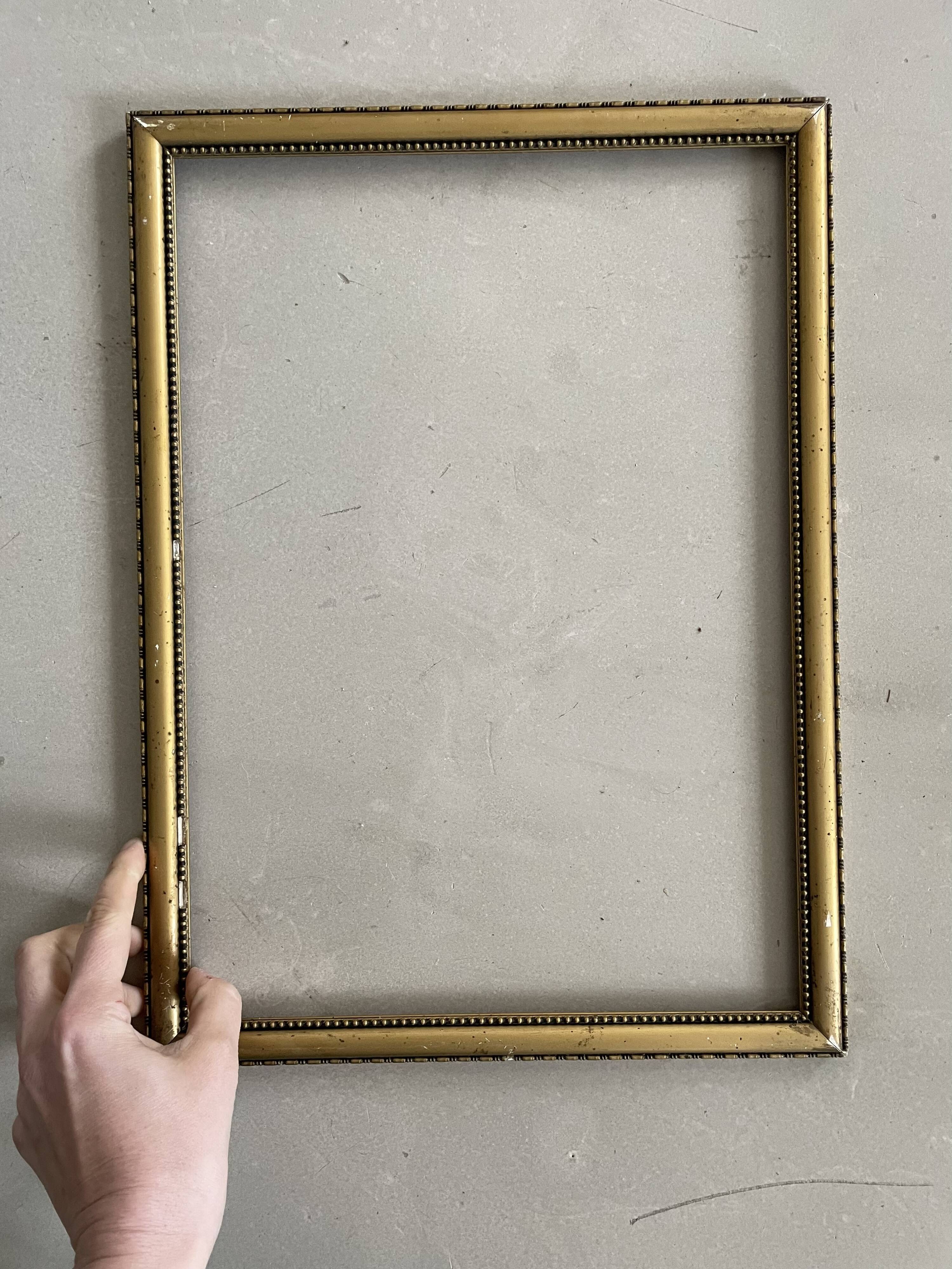 Old golden frame 30x41cm