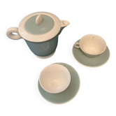 Cups + Saucers + Jug + Bird
