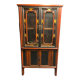 Armoire vitrine en rouge et noir