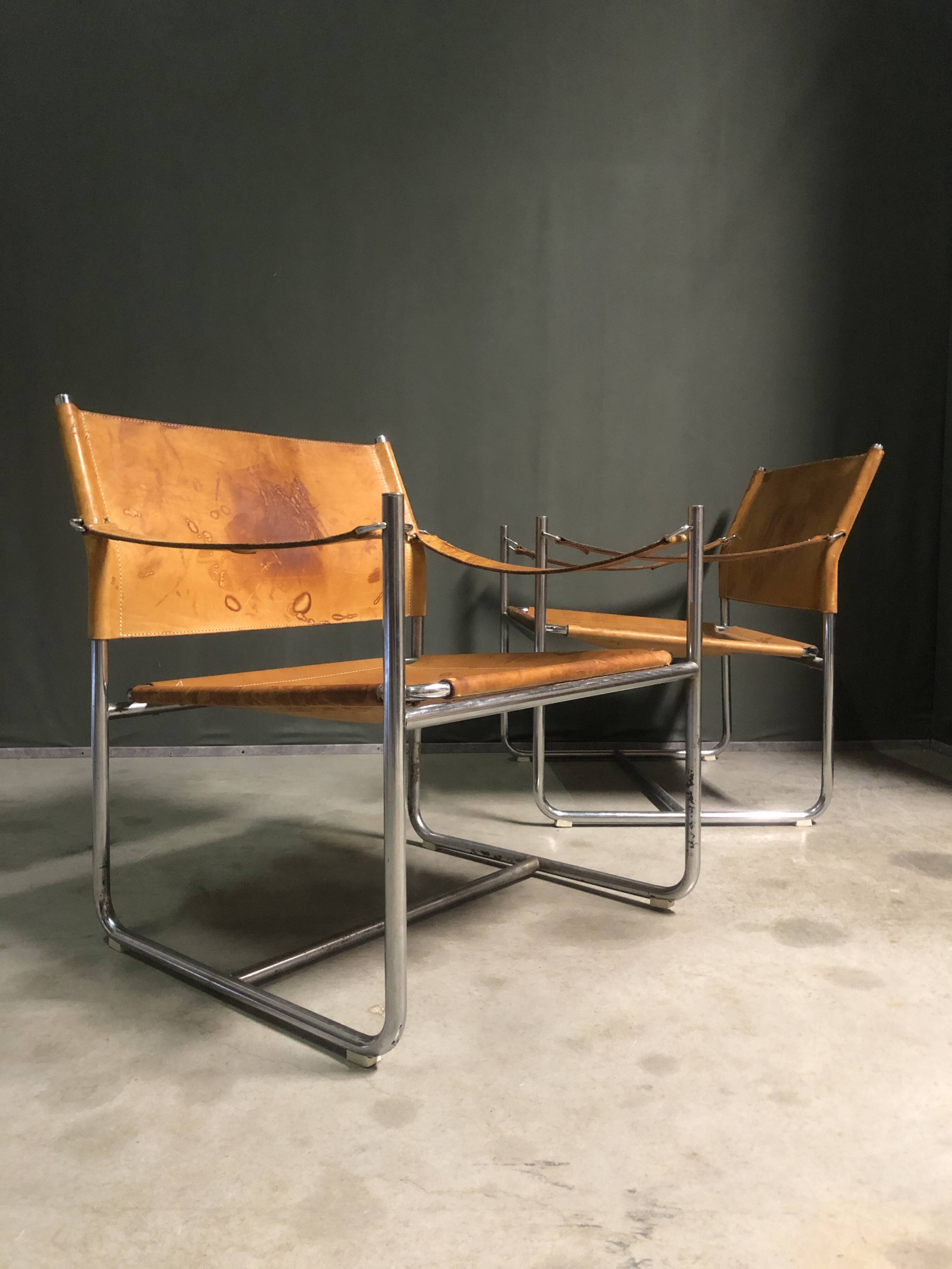 2 X fauteuils lounge Amiral de Karin Mobring, années 1970.