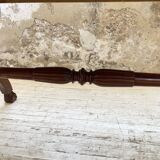 Empire style marble and mahogany coffee table