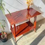 Vintage Formica trolley on wheels from the 1960s