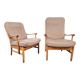 Fauteuils en hêtre vintage de Farstrup Møbler, années 1970, ensemble de 2