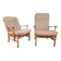 Fauteuils en hêtre vintage de Farstrup Møbler, années 1970, ensemble de 2