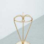 Brass & cast iron umbrella stand, 1950s