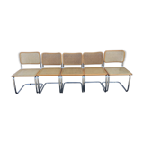 Set of 5 chairs cesca b32 by Breuer