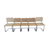 Set of 5 chairs cesca b32 by Breuer